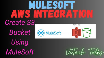 Create S3 Bucket | MuleSoft With AWS Integration |   @vitechtalks6017  | MuleSoft Integration