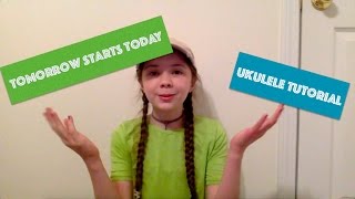 Tomorrow Starts Today by Sabrina Carpenter | ukulele tutorial by jillian chords