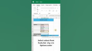 New how to use  Excel CHOOSE function #excel #exceltips #exceltricks  #learnexcel #usingexcel