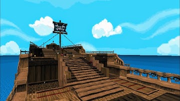 Pirate Doom II e1m2 Way Hey And Up She Rises (GZDoom/Delta Touch/Android)