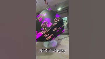 led cube video from top Led screen factory