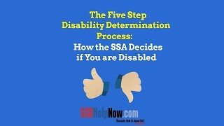 The Five Step Disability Determination Process