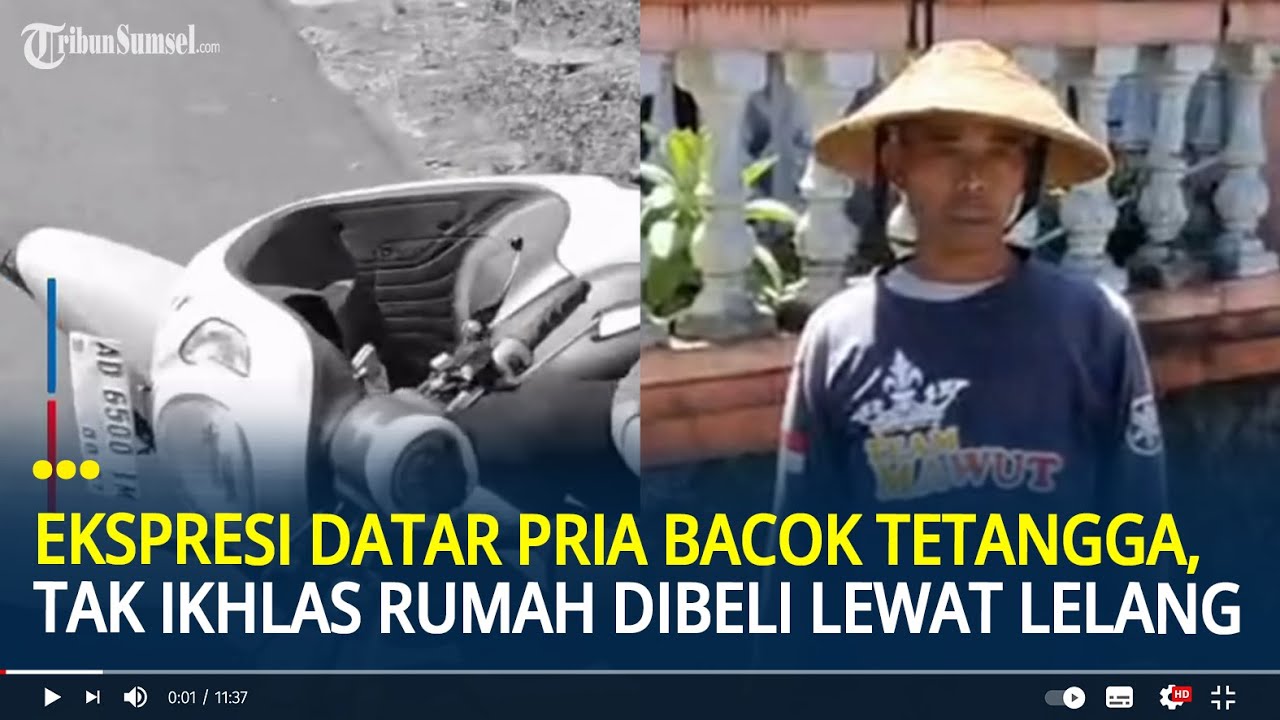 Ekspresi Datar Pria Bacok Tetangga di Jalan, Belum Ikhlas Rumah Sudah Dibeli Lewat Lelang