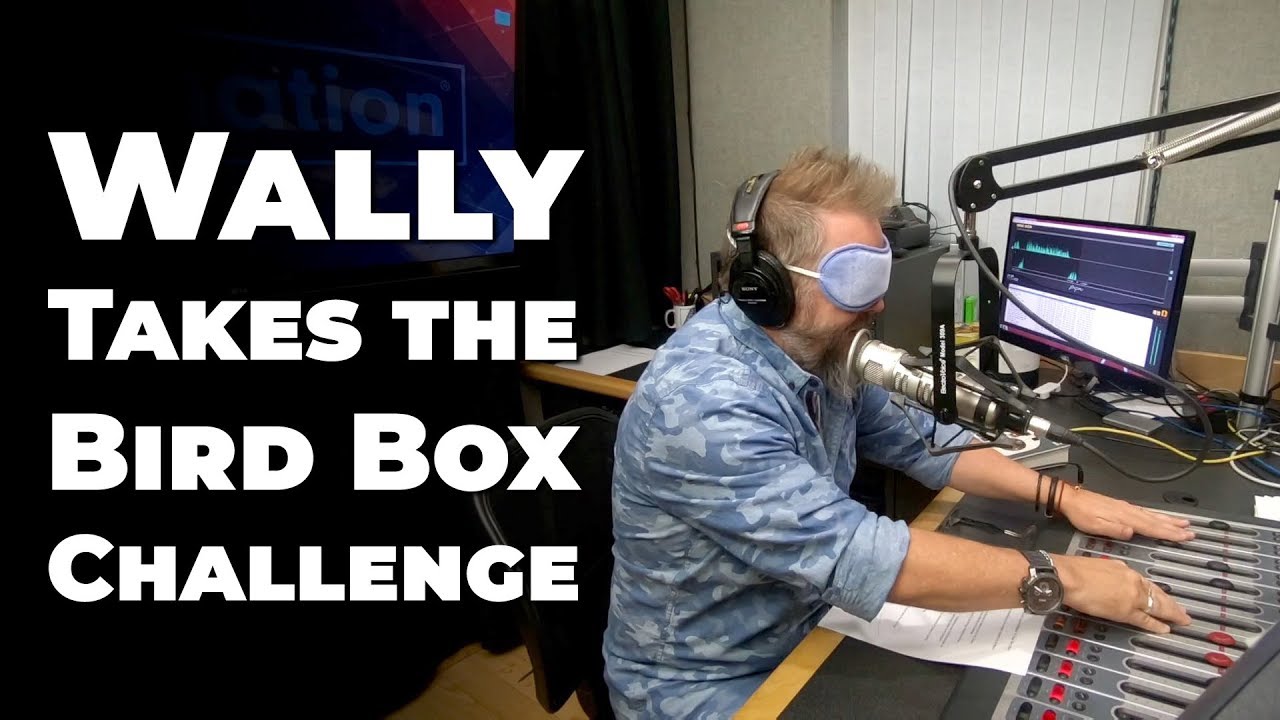Wally Takes the Bird Box Challenge - YouTube