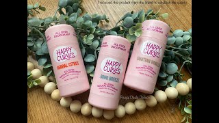 Happy Curves full body natural deodorant for all the sweaty parts! #productreview #sweaty #awkward