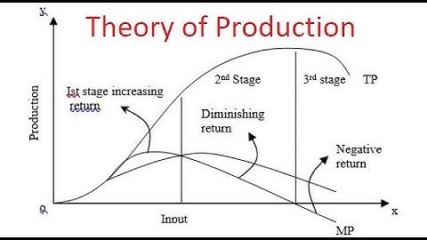 Managerial Economics: Chapter-3: Theory Of Production