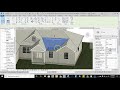 REVIT - Adding a Roof with Reverse Gables and a Joined Shed Roof