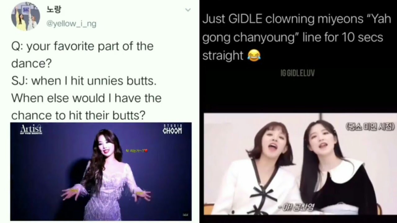 (G)I-DLE memes/tweets that will make you scream 