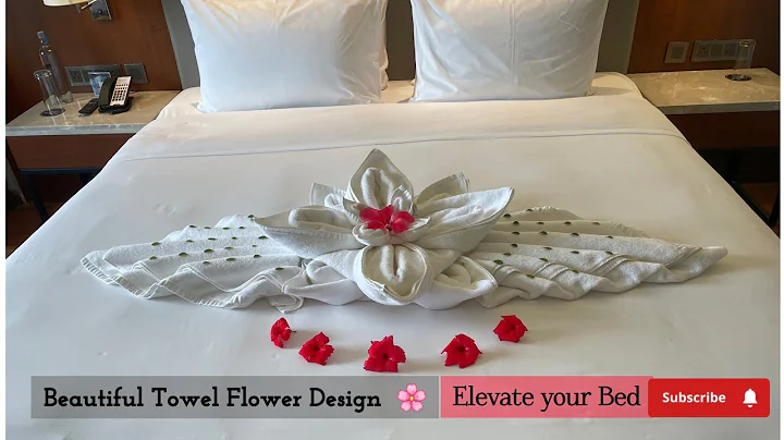 Romantic Bed Decoration with Towels & Flowers | Surprise Your Love with Beautiful Towel Designs