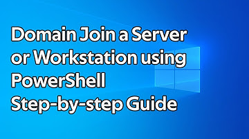 How to add a computer or server to an Active Directory Domain using PowerShell
