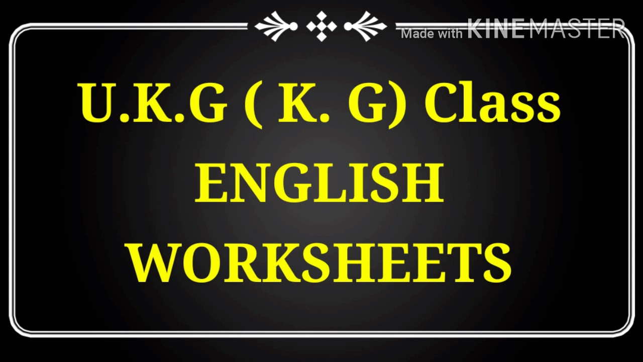 ukg english worksheet cbse ukg syllabusearly childhooduma verma