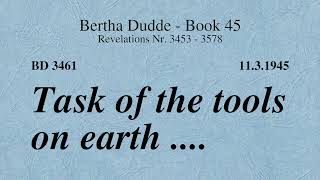 BD 3461 - TASK OF THE TOOLS ON EARTH ....