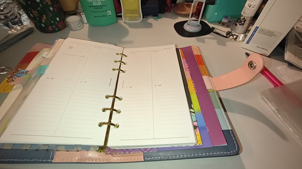 Cloth & Paper Personal Vertical Weekly Insert & Planner Flipthrough 