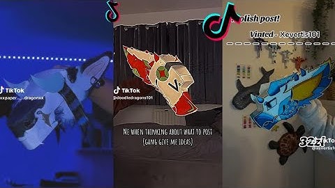 Dragon Puppet Crafts - Paper Dragon TikTok Compilation #521