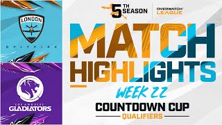 @Spitfire vs @LAGladiators | Countdown Cup Qualifiers Highlights | Week 22 Day 1