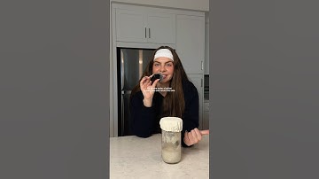 Day 4 update! Making a sourdough starter from scratch 🍞✨