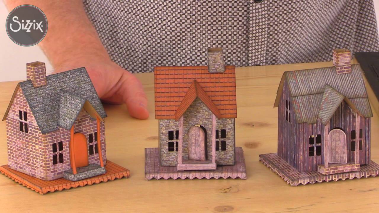 Sizzix Bigz Village Rooftops die #661197 Retail $19.99 designer Tim Holtz