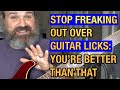 Why professional guitar licks sound better than yours and how to fix it guitar lesson
