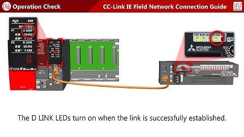 CC-Link IE Field Network Connection Guide [Digital I/O] #3 Operation check