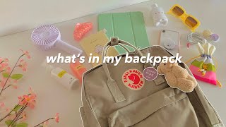 what’s in my backpack 🧸🌸 | travel essentials