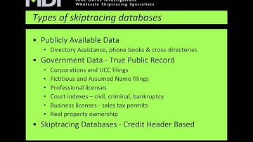 Advanced Skip Tracing Techniques