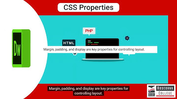 Control the CSS Properties of Block-Level Elements Using the CSS Designe (LU5/LO6)