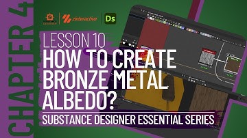 Creating Bronze Metal Albedo? | Lesson 10 | Chapter 4 | Substance Designer 2021 Essential Series