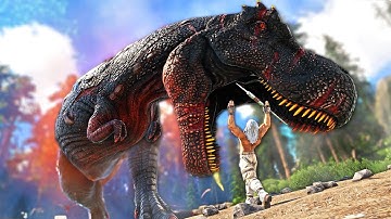 These COLOSSAL MEGA-DINOSAURS are Absolutely Terrifying! | ARK MEGA MODDED Survival #4