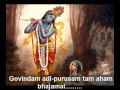 Govindam Adi Purusam with lyrics by george harrison   YouTube