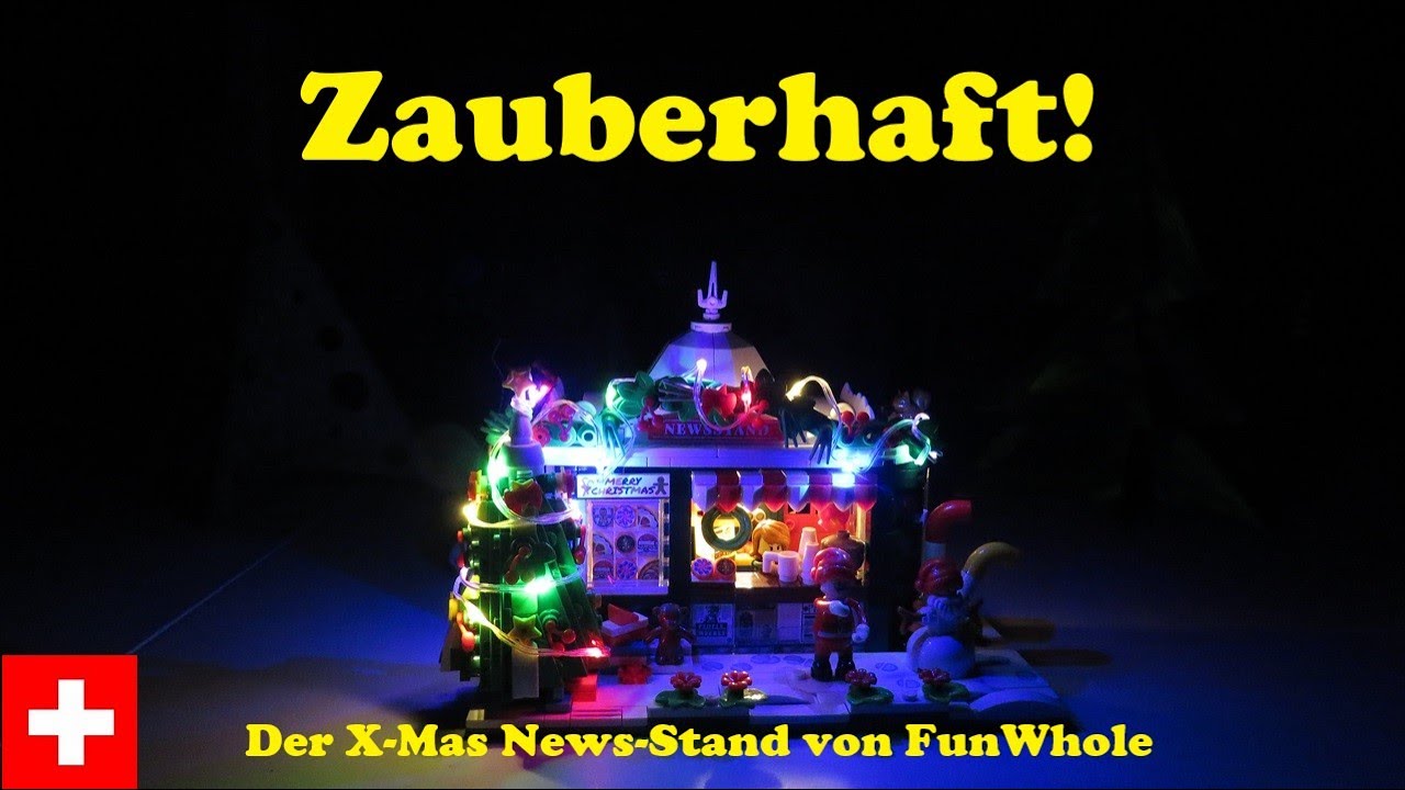 EOL: Funwhole F9055 - Christmas Kiosk - Christmas Newsstand