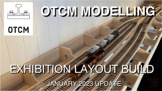 Building an OO gauge Exhibition Layout Model Railway. Part 5 - January 23 Update
