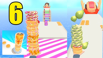 Pancake Run - All Levels 67-81 🥞🥭🍌🥞 Gameplay (Android,ios) New Update Part 6