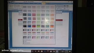 Insert Tabel into Microsoft Word document and its methods Lesson  9