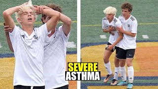 SEVERE ASTHMA ATTACK DURING SOCCER GAME! ⚽️ screenshot 3