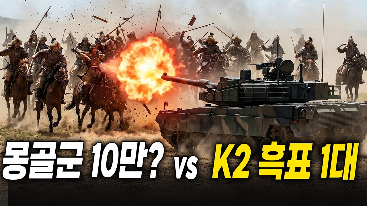 1232년 고려에 나타난 '지상전의 제왕' K2 흑표 1대... 몽골 대군은 강을 건너보지도 못했다