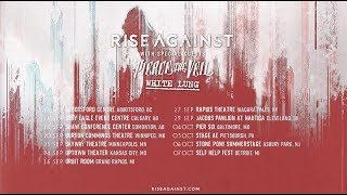 Rise Against 2017 Tour w/ with Pierce The Veil + White Lung