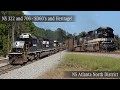 Classic NS EMD&#39;s and a Heritage Unit on the NS Atlanta North District