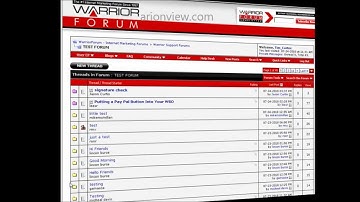 Installing Paypal Button On Warrior Forum
