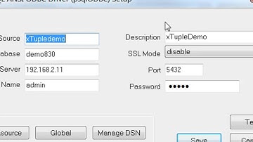 Exis ExcelDBTools - creating a connection to an ODBC data source.