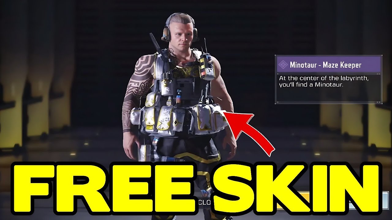 HOW TO REDEEM THE MINOTAUR - MAZE KEEPER FOR FREE IN COD MOBILE
