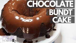 Chocolate bundt cake- easy 5 ingredient recipe