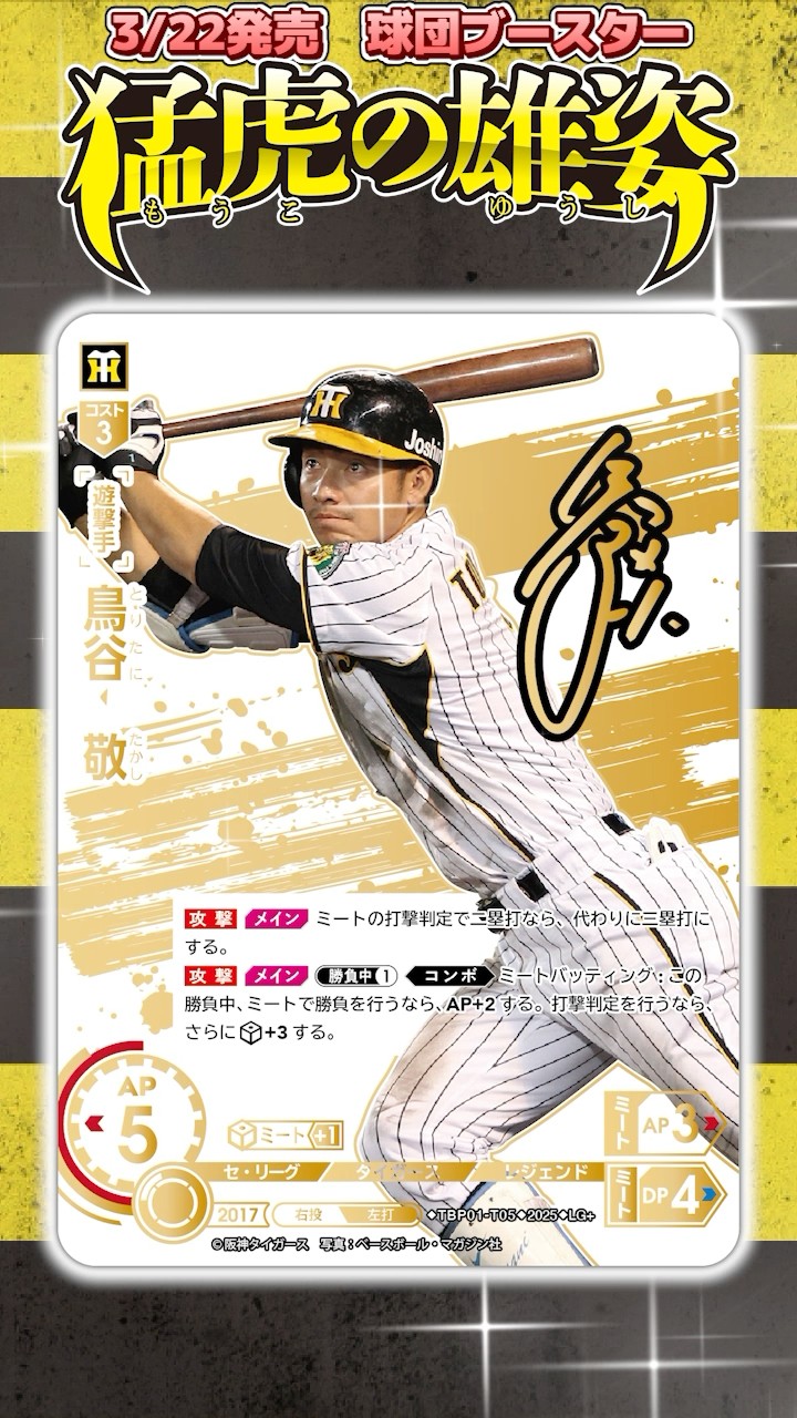 ドリームオーダー鳥谷敬選手サイン付きLG+