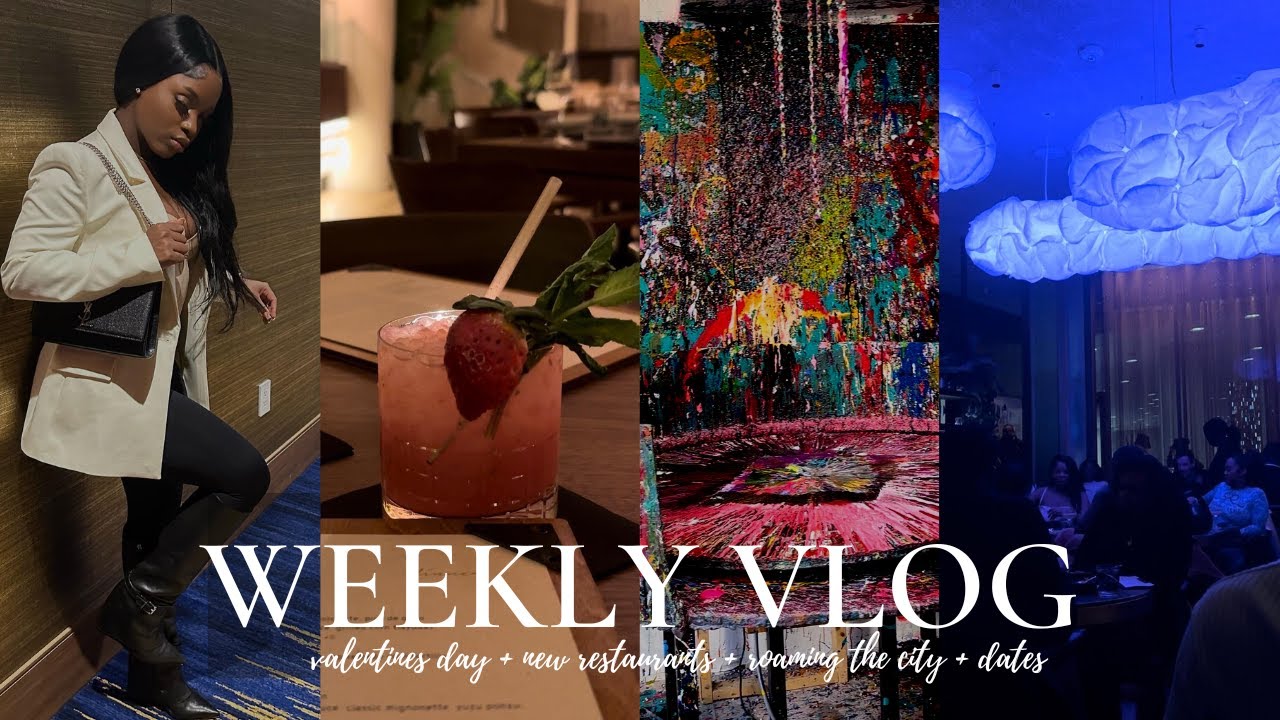 VLOG | valentine's day, new restaurants, roaming in nyc, and a lot of dates!