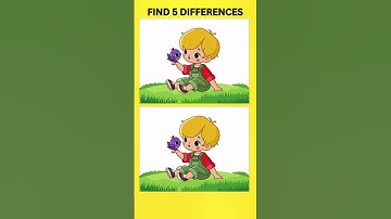 Can You Find 5 DIFFERENCES ?