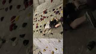 Liam climbing