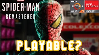 Marvel's Spiderman: Remastered on AMD Ryzen 5500u | 8GB RAM | 2GB VRAM
