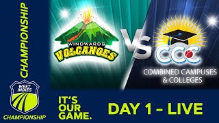 🔴 LIVE Windward Islands v CCC - Day 1 | West Indies Championship 2024 | Wednesday 21st February