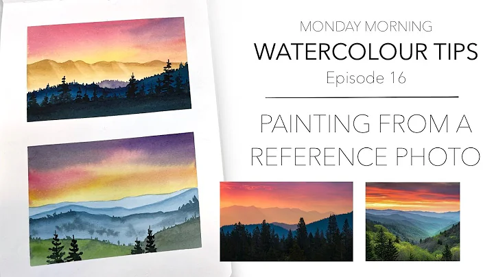 How To Paint A Landscape From A Reference Photo - ...