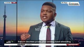 Eskom doubles profit after ending load-shedding