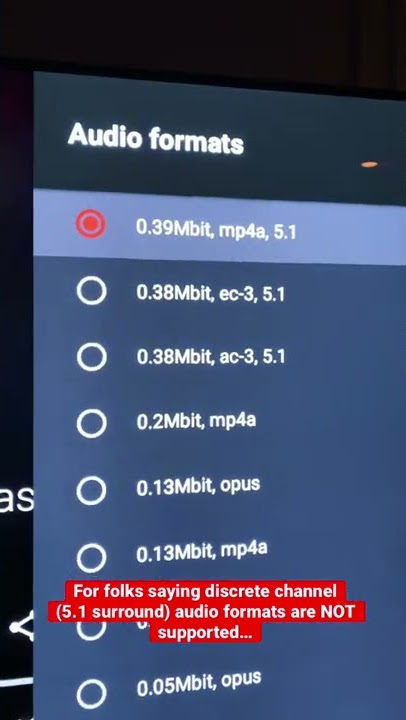 YouTube DOES support 5.1 🔊 audio formats!